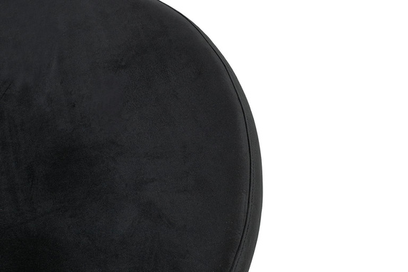 Fotel GABBIA STAND z podnóżkiem złoty - welur, stal