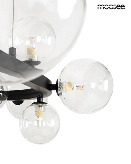 MOOSEE lampa wisząca ALURE OVAL 120 czarna