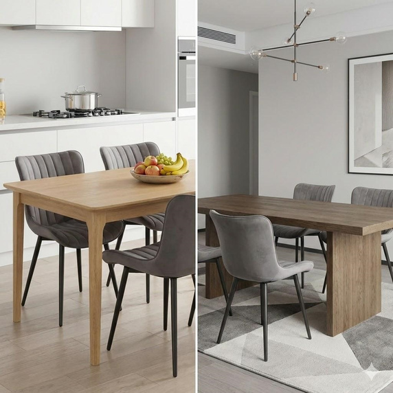 Krzesło Roxino VIC szare pasy pionowe