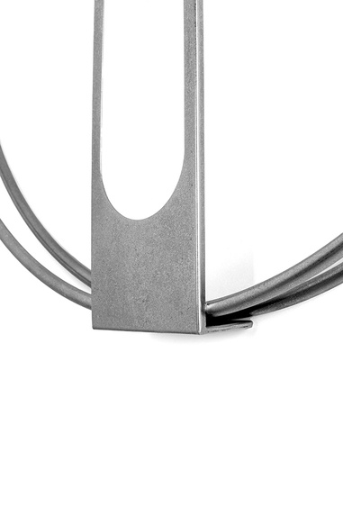 KARE zegar CLIP 60 srebrny