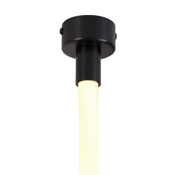 Lampa wisząca SNAKE LED wąż ledowy czarna 500 cm