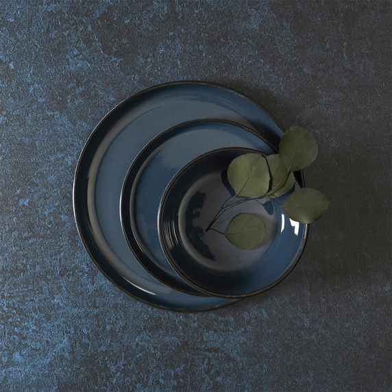 Zestaw obiadowy Temp na 4 osoby           niebieski