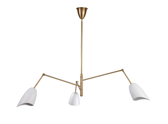 Lampa wisząca RAGNO biała 150 cm