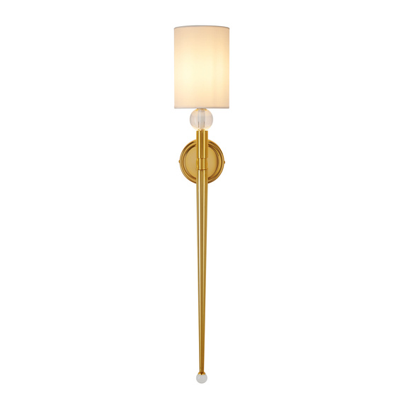 Lampa ścienna DAMA złota 92 cm