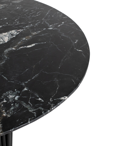 MaMaison stół jadalniany LEVANTE 120 czarny marmur