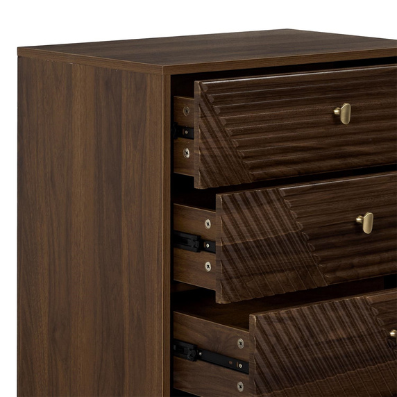 Komoda Tiffany z 4 szufladami  orzech