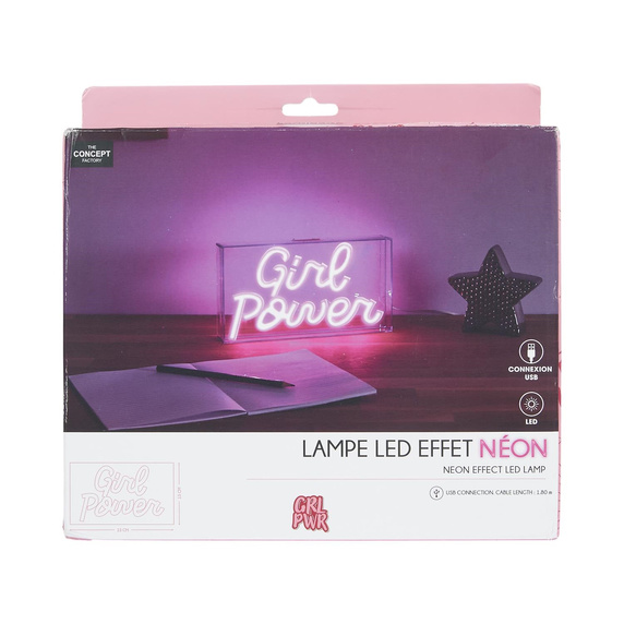 Lampka Girl Power Neon Led