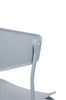 Krzesło JETT jasnoszare - polipropylen, metal