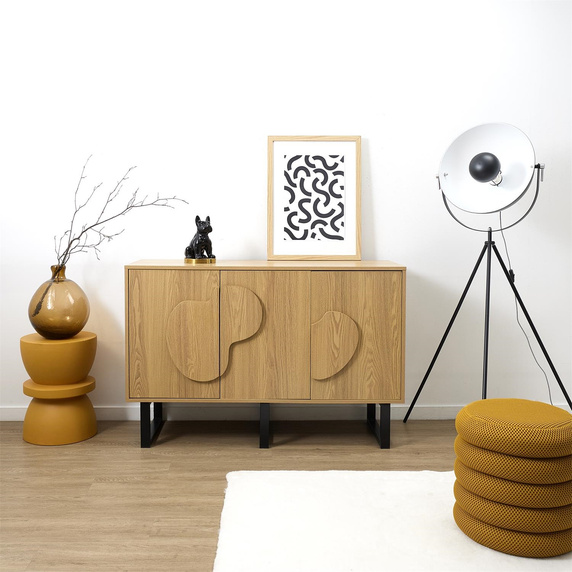 Komoda/ bufet Calypso dąb/czarna