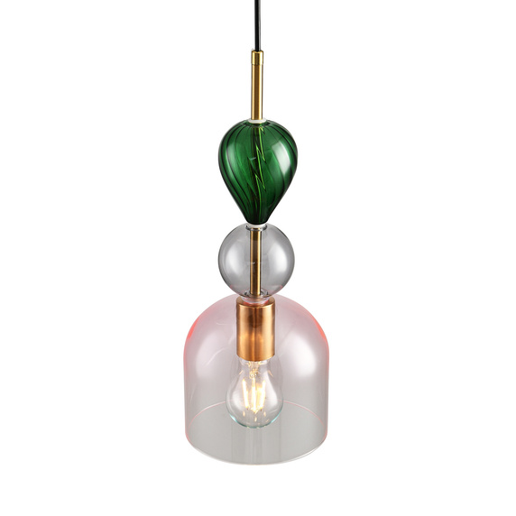 Lampa wisząca PASTELLO PINK kolorowa 15 cm