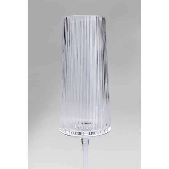 KARE komplet 4 kieliszków do szampana     RIFFLE 215 ml