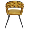 Krzesło Sawyer musztardowe