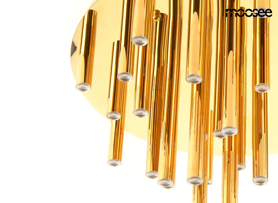 MOOSEE lampa sufitowa / plafon ORGANO 60  złota