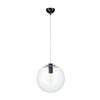 Lampa wisząca TONDA czarna 30 cm