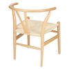Krzesło Wicker Naturalne Naturalne inspi rowane Wishbone