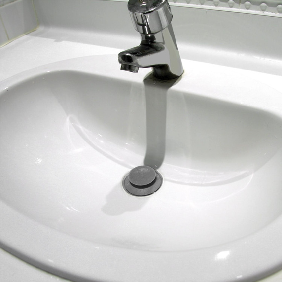 Korek do zlewu silikonowy różowy