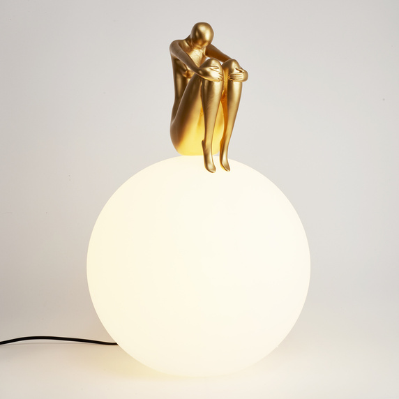 Lampa stołowa WOMAN-2 złota 35 cm