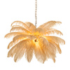 Lampa wisząca EMU pióra beżowe 100 cm