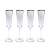 KARE komplet 4 kieliszków do szampana     HOMMAGE 165ml