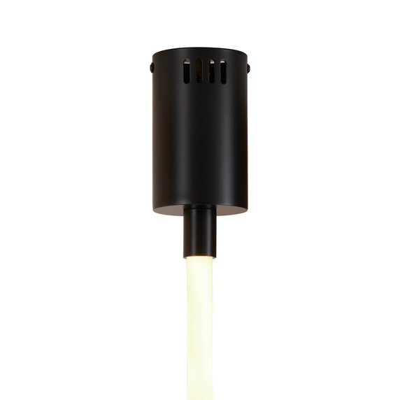 Lampa wisząca SNAKE LED wąż ledowy czarna 400 cm