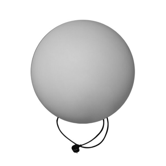 Lampa ogrodowa kula BALL M biała 40 cm