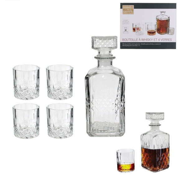 Zestaw do whisky Verre karafka i 4 szkla nki