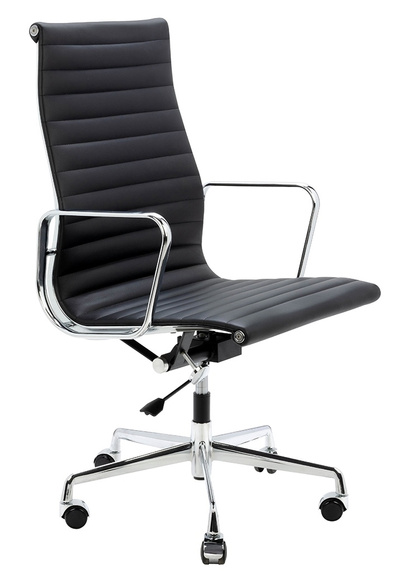 Fotel biurowy AERON PRESTIGE PLUS chrom - skóra naturalna, aluminium