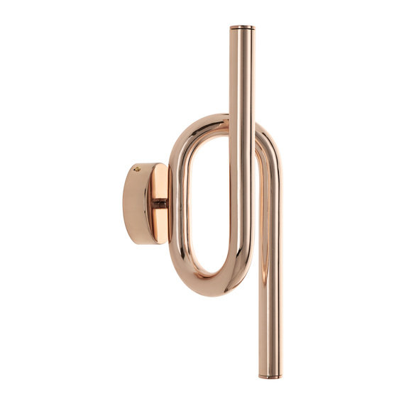 Lampa ścienna MYK LED miedziana 40 cm