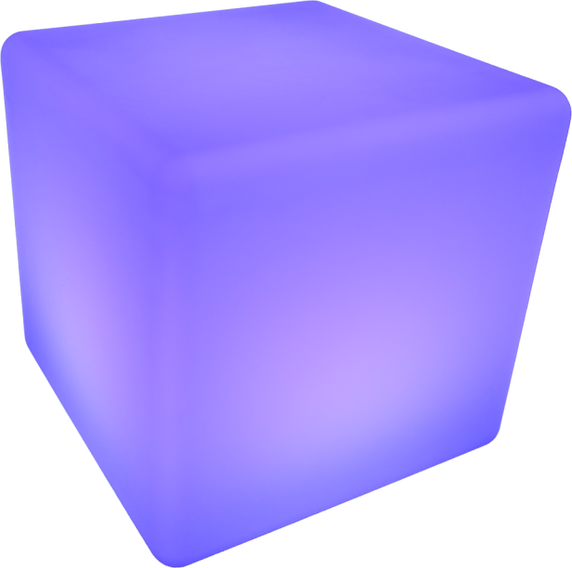 Lampa ogrodowa kostka CUBIC XL LED RGBW 16 kolorów 50 cm