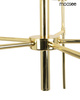 MOOSEE lampa wisząca IMPERIO 5 złota
