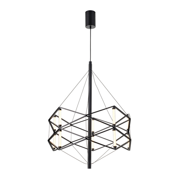 Lampa wisząca SPACE LED czarna 60 cm