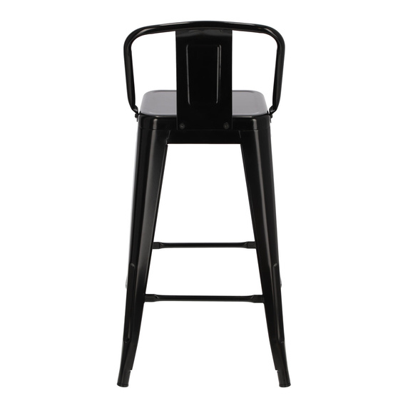 Hoker Paris Back short 66cm czarny insp.  Tolix