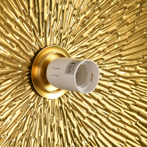 Lampa ścienna SUN L złota 40 cm