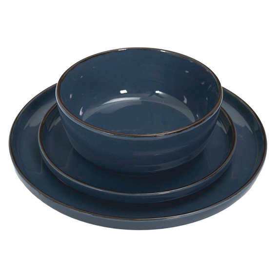 Zestaw obiadowy Temp na 4 osoby           niebieski