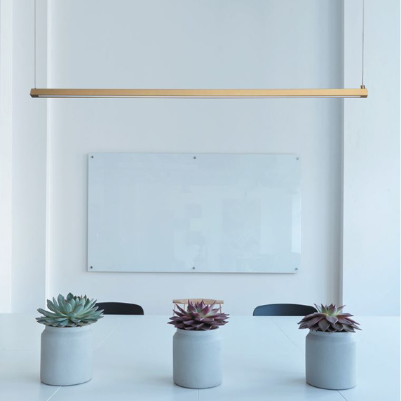 Lampa wisząca BEAM-100 LED złota 100 cm