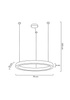 MOOSEE lampa wisząca RING LUXURY 70  złota