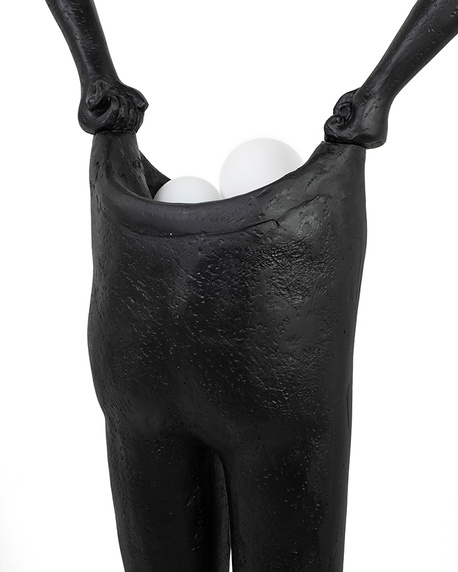 MOOSEE lampa podłogowa HUMAN HOUDINI czarna