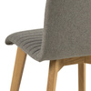 ACTONA krzesło tapicerowane AROSA -jasnoszary