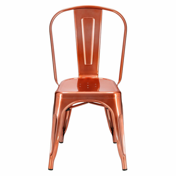 Krzesło Paris miedziane inspirowane       Tolix