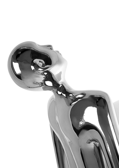 MOOSEE lampa podłogowa HUMAN SILVER PREMIUM