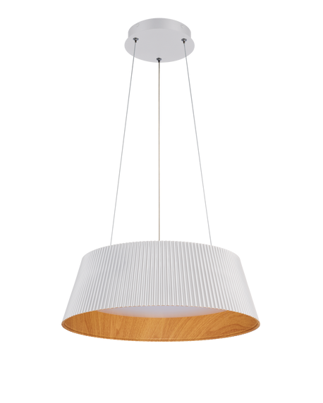 Lampa wisząca FRILL LED biała 45 cm