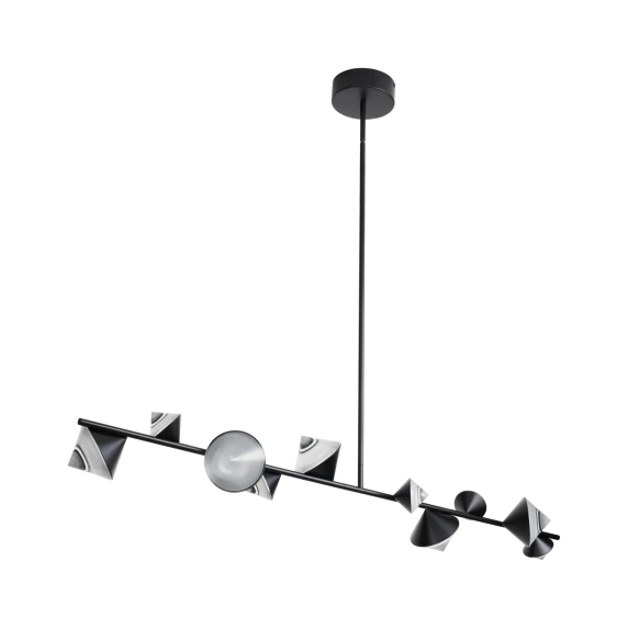 Lampa wisząca CONE LED czarna 130 cm