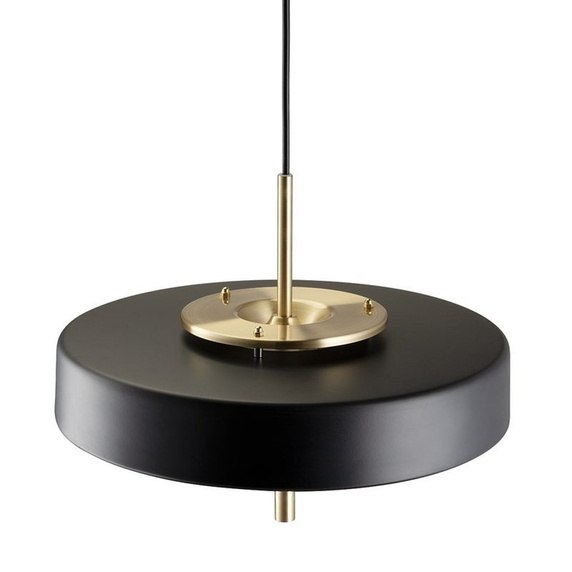 Lampa wisząca ARTDECO czarno - złota 35 cm do salonu