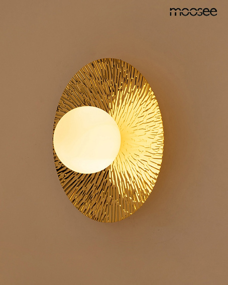 MOOSEE lampa ścienna SOUL 30 złota
