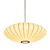 Lampa wisząca SILK FLAT biała 50 cm - nowoczesna i minimalistyczna