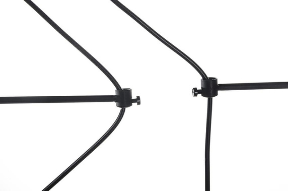 MOOSEE lampa wisząca FLUSSO LINE 4 czarna