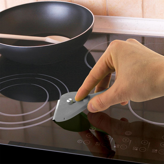 Skrobak do ceramiki/ szkła z 5 ostrzami   szary