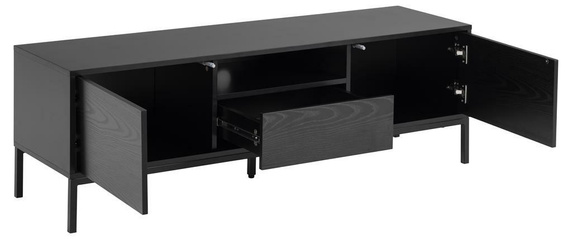 Szafka RTV Seaford czarna