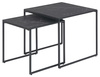 Zestaw stolików Infinity black 50x50