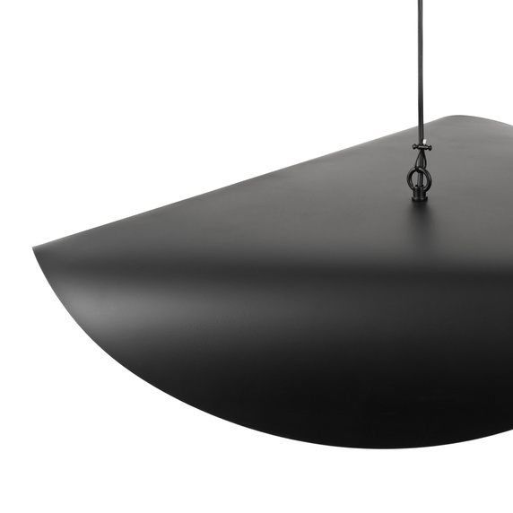 Lampa wisząca ENZO czarno złota kula 60 cm